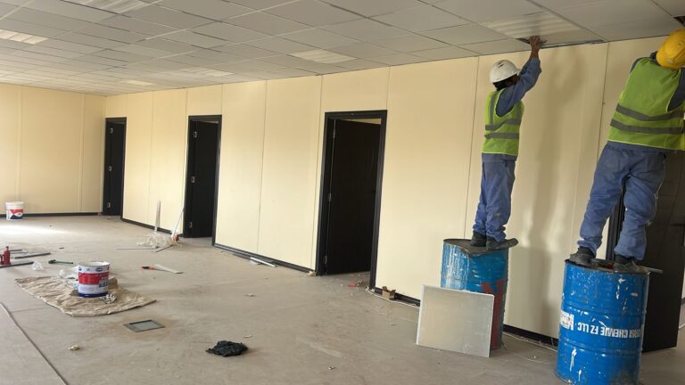 Prefab portable cabins UAE installation